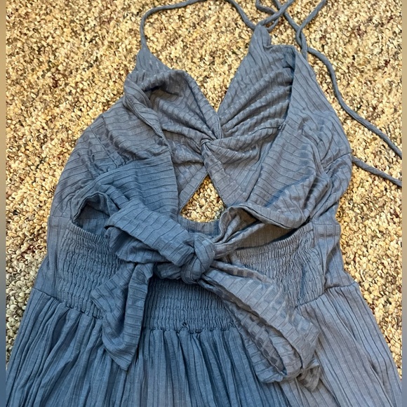 JAC PARKER blue halter jumpsuit ! - Picture 2 of 3